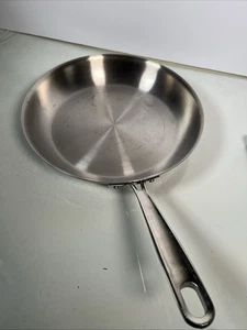 Emeril Pro-Clad 12" Chef's Skillet Fry Pan - Tri-Ply - Stainless Steel - Picture 1 of 5