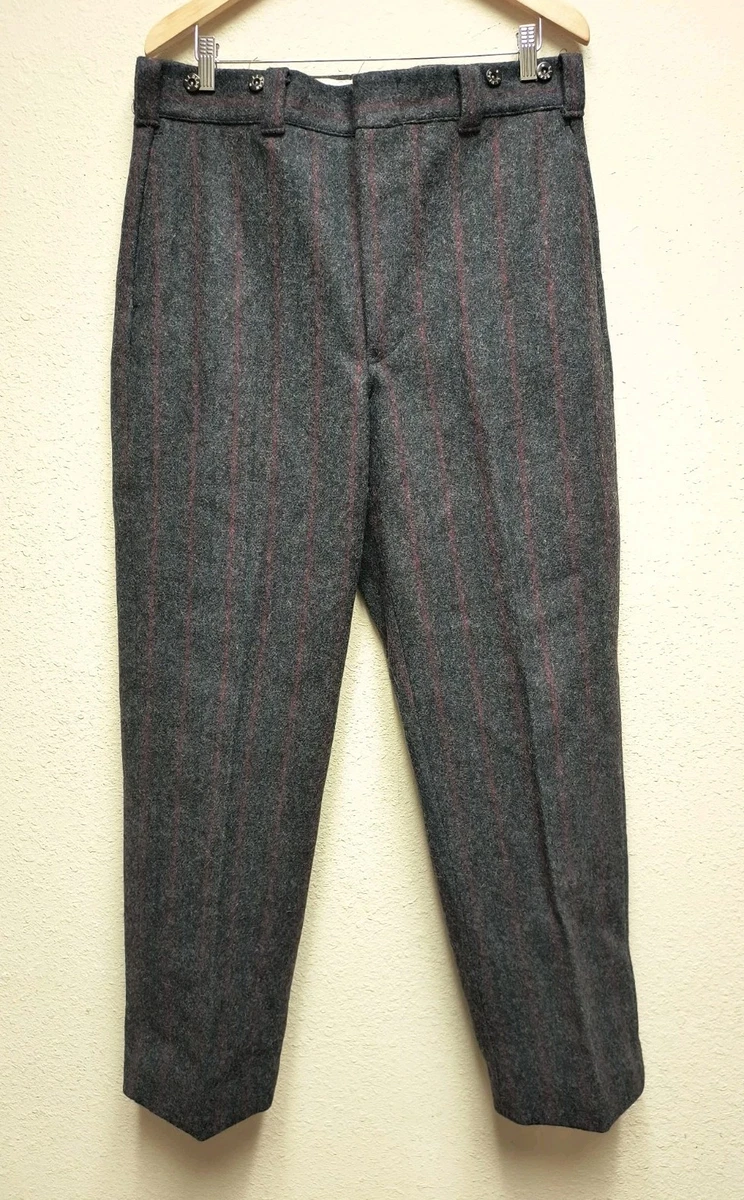 Original 100% Wool Vintage Pants for Men for sale | eBay