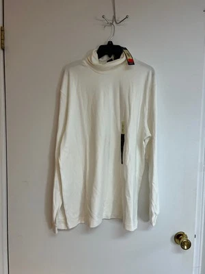 Camisa de Colección 2001 Cherokee Talla Lrg Blanca Cuello Tortuga Manga Larga Nueva con Etiquetas Foto 1 de 4