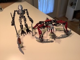 LEGO BIONICLE: Vezon & Fenrakk (8764) No Cape Very Rare