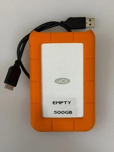LaCie Rugged Mini 500GB USB 3.0 2.5" HDD External Storage Portable Hard Drive - Picture 1 of 3