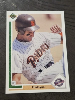 1991 Upper Deck - Fred Lynn #273 San Diego Padres  - Image 1 of 2
