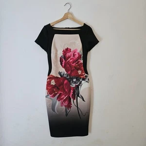 Vestido recto Coast Katsura estampado floral Mina talla UK 12 - Imagen 1 de 10