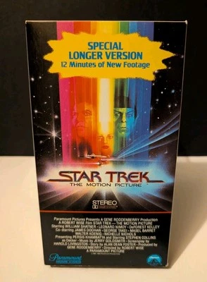 "Star Trek, The Motion Picture" (1979) Used Sci-Fi/Adventure VHS 1983 Release  - Image 1 of 4
