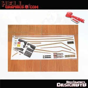 AFTERMARKET Complete Decal Pin Striping Decals Set RED FITS 1979 Hon da CBX - Picture 1 of 1