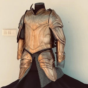 Medieval Elven Cuirass Armor Larp Elven Costume wearable LOTR Half Body Armor - Picture 1 of 6