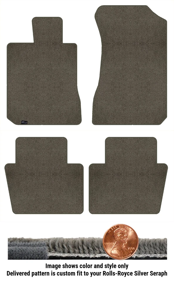 Juego de alfombrillas Ultimat personalizadas para '99-02 Rolls-Royce Silver Seraph (4 piezas) #1299 Foto 1 de 4