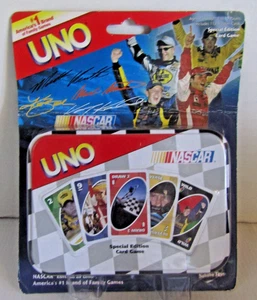 NASCAR Special Edition UNO Card Game Collectible Tin Mattel 2005 Vintage Sealed - Picture 1 of 2