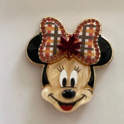 Disney BaubleBar Minnie Mouse Otoño Arce Pendientes NUEVO en Caja Foto 1 de 4