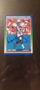Dave Krieg Autographed Seattle Seahawks - Picture 1 of 1
