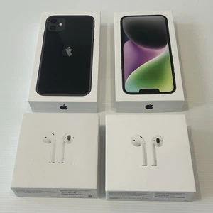 4x APPLE iPhone 11 64gb & 14 128gb & AirPods Box Only Box Only - Empty Boxes - Picture 1 of 6