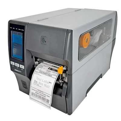 Zebra ZT411 Industrial Thermal Transfer Label Printer 300dpi Peel Rewind LAN USB - Image 1 of 4