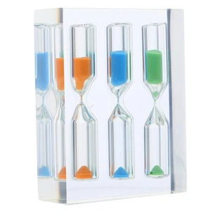 3 in Acrylic Hourglass Sand Dial Timer Clock Decor Student Minutes - Picture 1 of 12