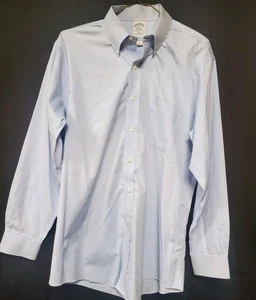 Brooks Brothers Dress Shirt Men’s 16-33 Light Blue Regent Slim Fit - Bild 1 von 12