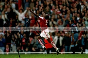 Ian Wright Footballer Arsenal & England Signed 7.5 x 5 Photograph 1 *With COA* - Picture 1 of 2