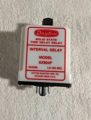 6X604F Dayton Solid State Time Interval Delay Relay - Image 1 of 4