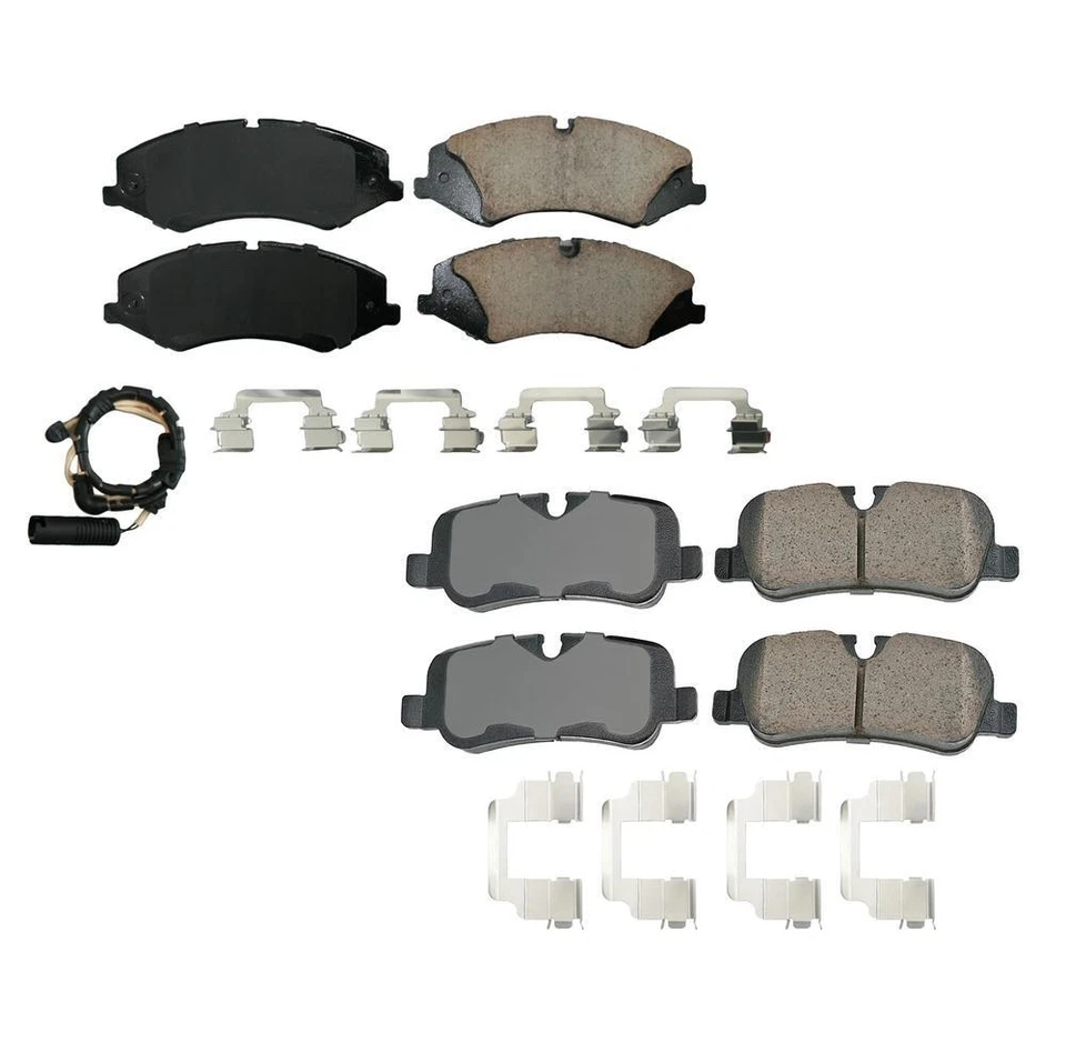 Kit de pastillas de freno delanteras y traseras de cerámica Akebono Euro para Land Rover Range Rover HSE Foto 1 de 1