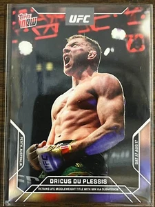 2024 Topps Now UFC #18 Dricus Du Plessis UFC 305 - Picture 1 of 2