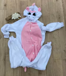 Suave Todo en Uno Vellón Edad 6-10 Años Animal Vacaciones Camping Acogedor Sensorial - Imagen 1 de 2