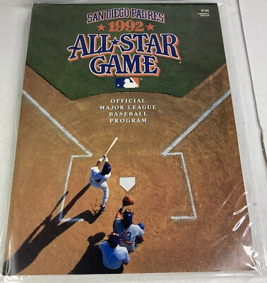 1992 MLB All Star Game Official Program GameDay Edition - July 14 San Diego, CA - Image 1 of 2
