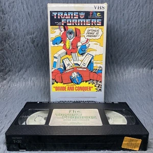 Transformers Divide And Conquer Volume 4 VHS Tape 1984 fhe Fully Animated Show - Picture 1 of 8