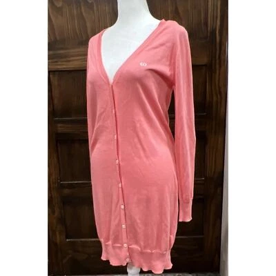 Vestido deportivo Escada para mujer pequeño rosa coral romántico ropa de calle Y2k Preppy Foto 1 de 4