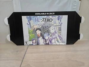 Re zero starting life in another world Advertising Video Game Display 19"×9 - Picture 1 of 5