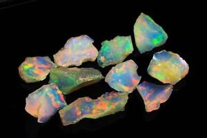 AAA Quality Natural Ethiopian Opal Rough Loose Gemstone Lot 50.00 Crt Gemstone