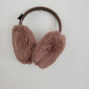 Mixit Faux Fur Earmuffs Warmer Mocha Latte Plush Over Head One Size Fits All  - Picture 1 of 5