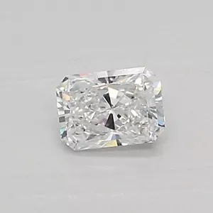 Diamante coltivato in laboratorio certificato IGI TAGLIO RADIANTE 0,50 ct colore E VS1 purezza PIETRA - Foto 1 di 10