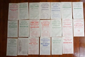 1949 Western Region Railway Handbills Timetable x20 Ref A7 - Picture 1 of 10