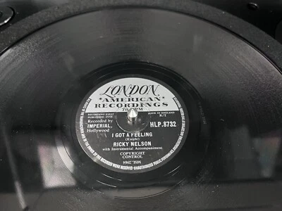 Ricky Nelson I Got A Feeling/Someday 1958 78rpm Shellac Rock n Roll (V+) Foto 1 de 4