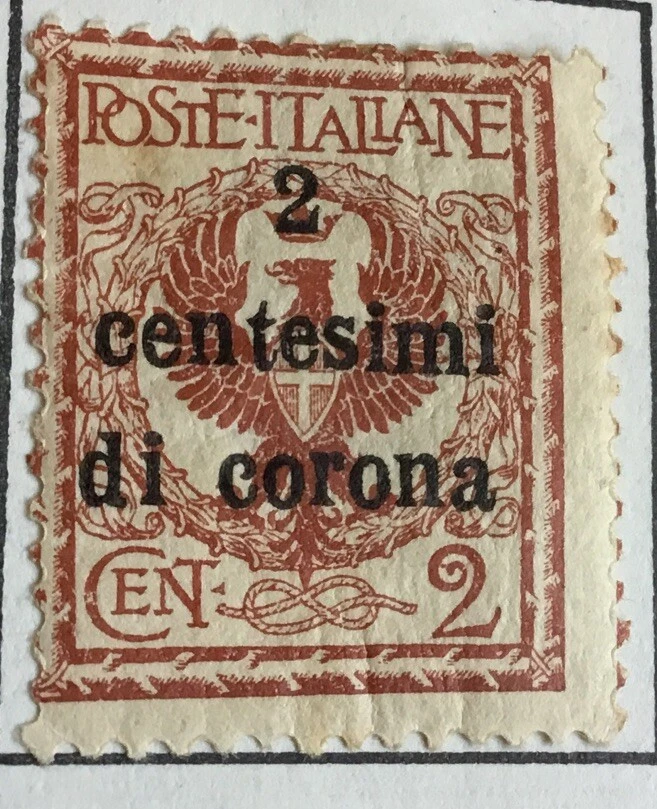 Estampilla de ocupación italiana de 1919 Foto 1 de 1