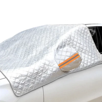 Winter Car Windshield Cover Protector Snow Ice Frost Guard Sun Shade Magnetic - Image 1 of 4