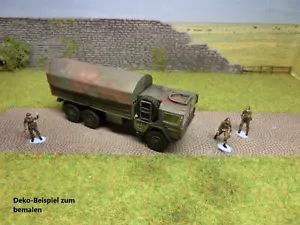 1Stk. "MAN mil gl 7t mit Plane", Bundeswehr LKW, Militär, unbemalt, 1:87 - Bild 1 von 7