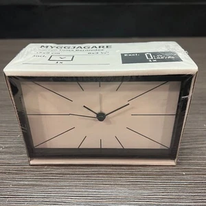 Ikea MYGGJAGARE Alarm clock, black, 6x 4x 2 ¾ " BRAND NEW FACTORY SEALED - Picture 1 of 12