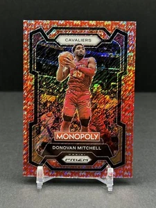 2023 Prizm Monopoly Donovan Mitchell Red Millionaire Shimmer /100 - Picture 1 of 2