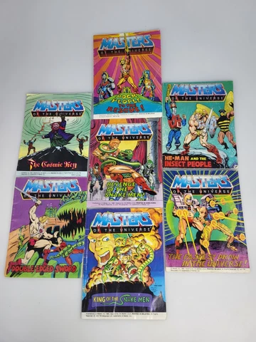 Masters of the Universe MOTU He-Man Mini Comic Book Lot Vintage 6 Issues Cover