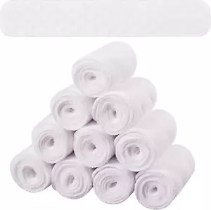 10 Cotton Bra Liners 3-Layer Rectangle under Bra Pads for Women - Picture 1 of 12