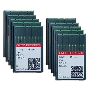 100 GROZ-BECKERT 135X7 NEEDLES same as 135X5 DPX7 134R SIZE#21 / 130 - Picture 1 of 1