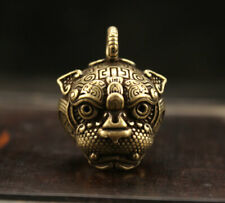 3 cm China Brass Pendant lion bell Pendant amulet handcraft Pendant