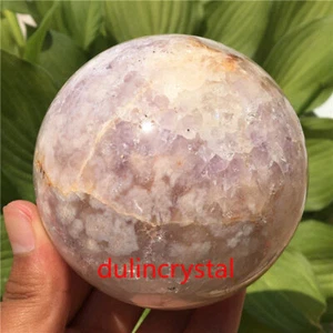 Esfera de cristal de cuarzo bola de agujero de ágata natural de 85 mm muestra de curación de gemas de 1,87 lb - Imagen 1 de 12