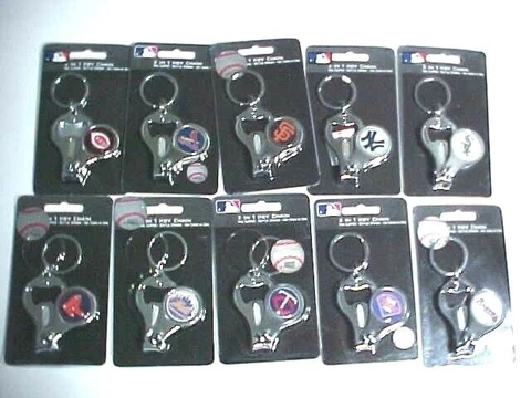 MLB 3 IN 1 ,,KEYCHAIN, BOTTLE OPENER, NAIL CLIPPER Cover