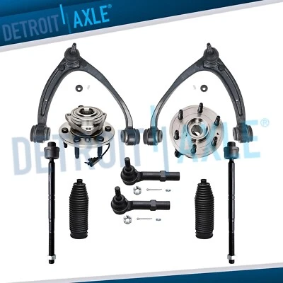 10pc 4WD Front Wheel Bearing Hubs Upper Control Arms for Silverado Sierra 1500 - Image 1 of 4