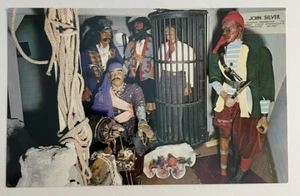 Postal de colección Piratas, S.S. Castle Rock, figuras de cera, Healey, Barbanegra de Nueva York - Imagen 1 de 2