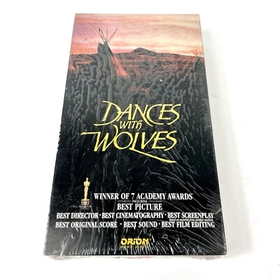 Dances With Wolves VHS Orion Kevin Costner New sealed! - Image 1 of 3
