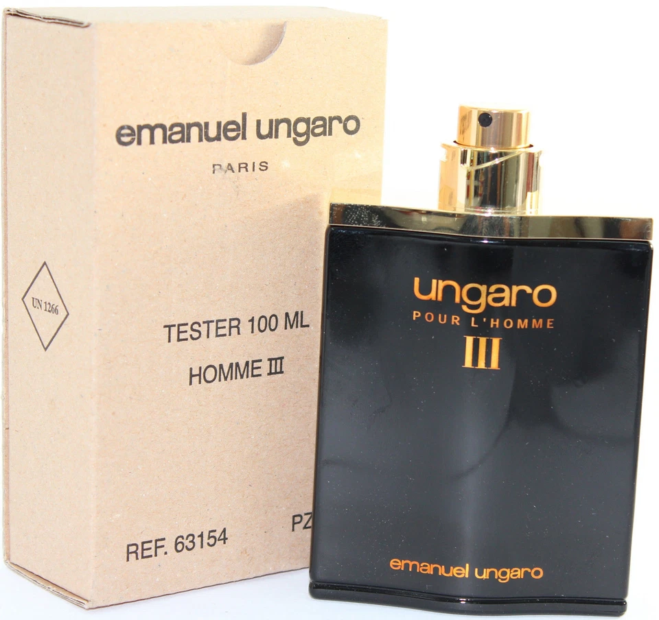 Ungaro Pour Homme III 3.3/3.4 oz EDT Spray for Men by Emanuel Ungaro - Unboxed - Image 1 of 1