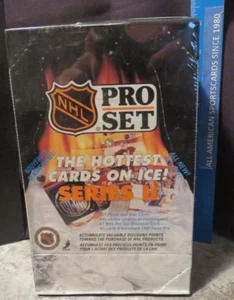 1990-91 PROSET SERIES 2 HOCKEY FACTORY SEALED BOX (224 ROOKIES) - Picture 1 of 6