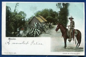 Mexico Postcard Soldado de la Guardia Rural - Picture 1 of 2
