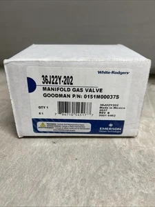 White-Rodgers Manifold Gas Valve For Goodman - Model 36J22Y-202 - New In Box - Picture 1 of 6